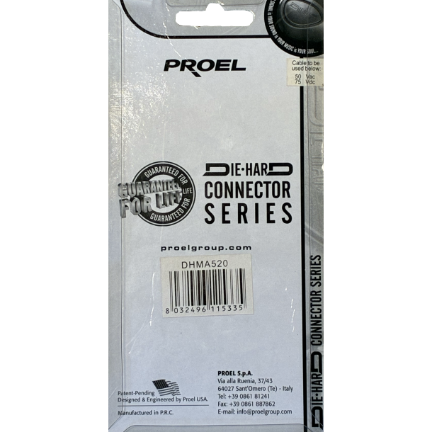 PROEL Phono til Female XLR connector DHMA520